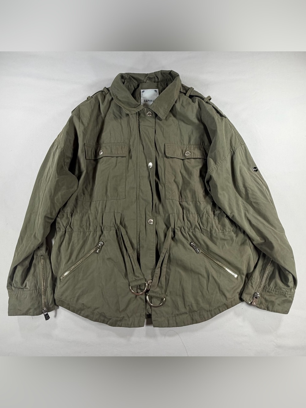 Kaporal jeans Lightweight Olive Utility Jacket - Unbranded sz XL